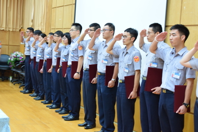 105年特考班警職組-幹部交接照片(1060609)