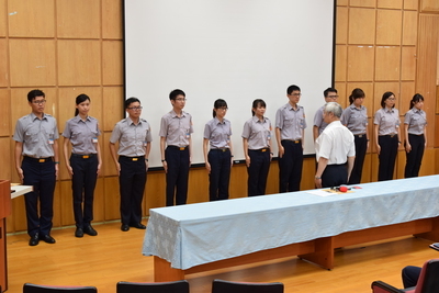 105年特考班警職組-幹部交接照片(1060609)