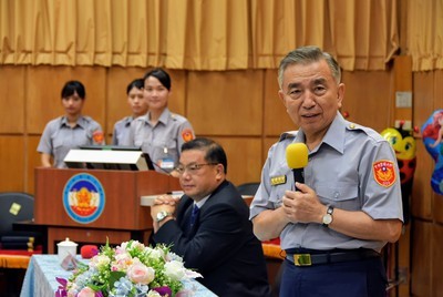 校長及楊警政委員春鈞在典禮中對學員深切期許