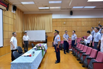 警佐班第37期第2類學員開訓典禮照片