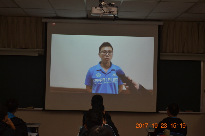 警佐班第37期第2類-口語與鏡頭表達訓練課程照片(1061023)