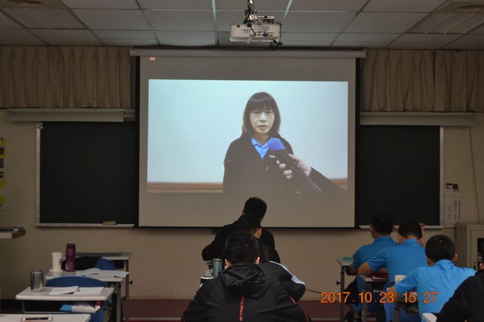 警佐班第37期第2類-口語與鏡頭表達訓練課程照片(1061023)