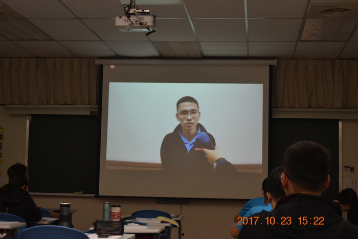 警佐班第37期第2類-口語與鏡頭表達訓練課程照片(1061023)