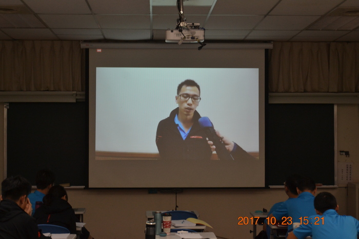 警佐班第37期第2類-口語與鏡頭表達訓練課程照片(1061023)