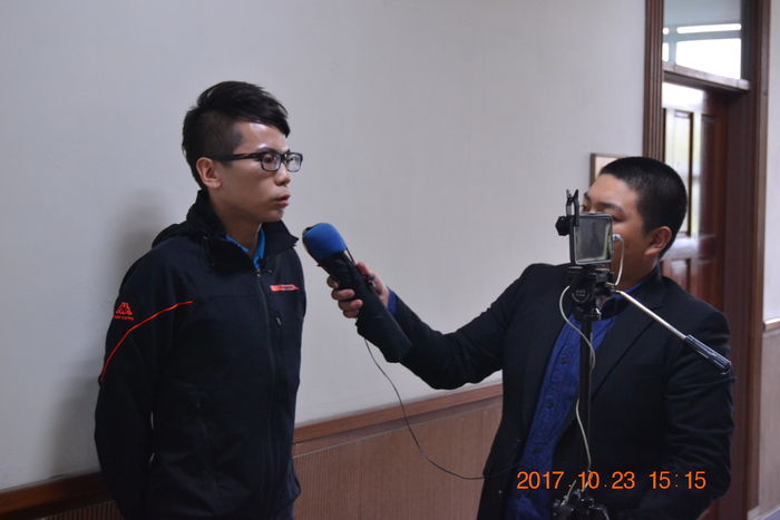 警佐班第37期第2類-口語與鏡頭表達訓練課程照片(1061023)